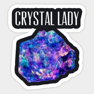 Crystal lady Sticker